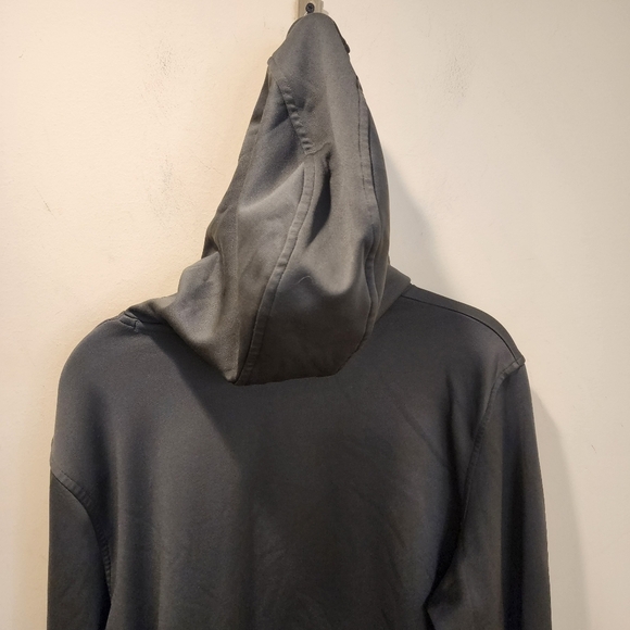 Under Armour Cold Gear men's Olive Green Loose hooded Sweatshirt size L - Picture 7 of 8